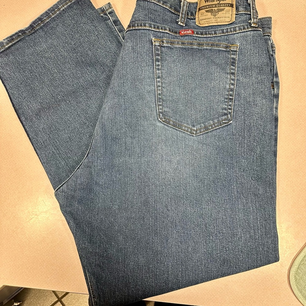 Wrangler Men's Blue Jeans size 42 W 30 L - Picture 5 of 5